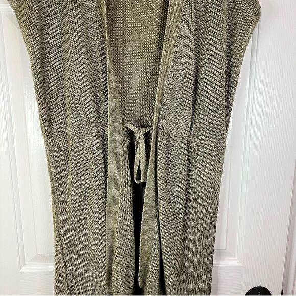 Lafayette 148 New York Olive Cardigan - Picture 3 of 6